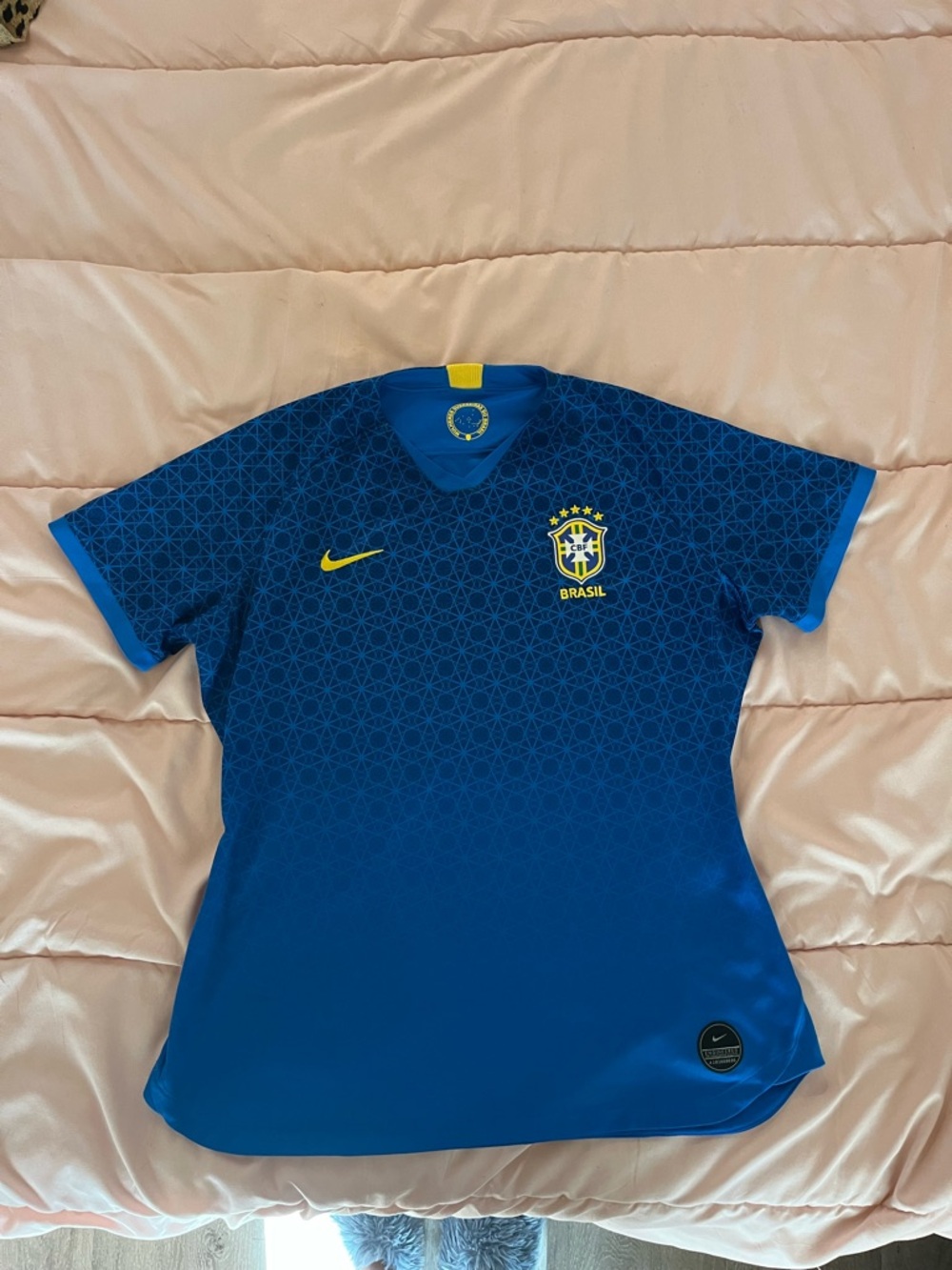 Nike Blue Brazil Soccer Jersey